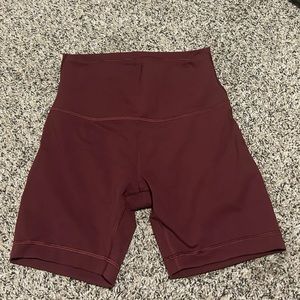 Lululemon Wunder Train biker shorts